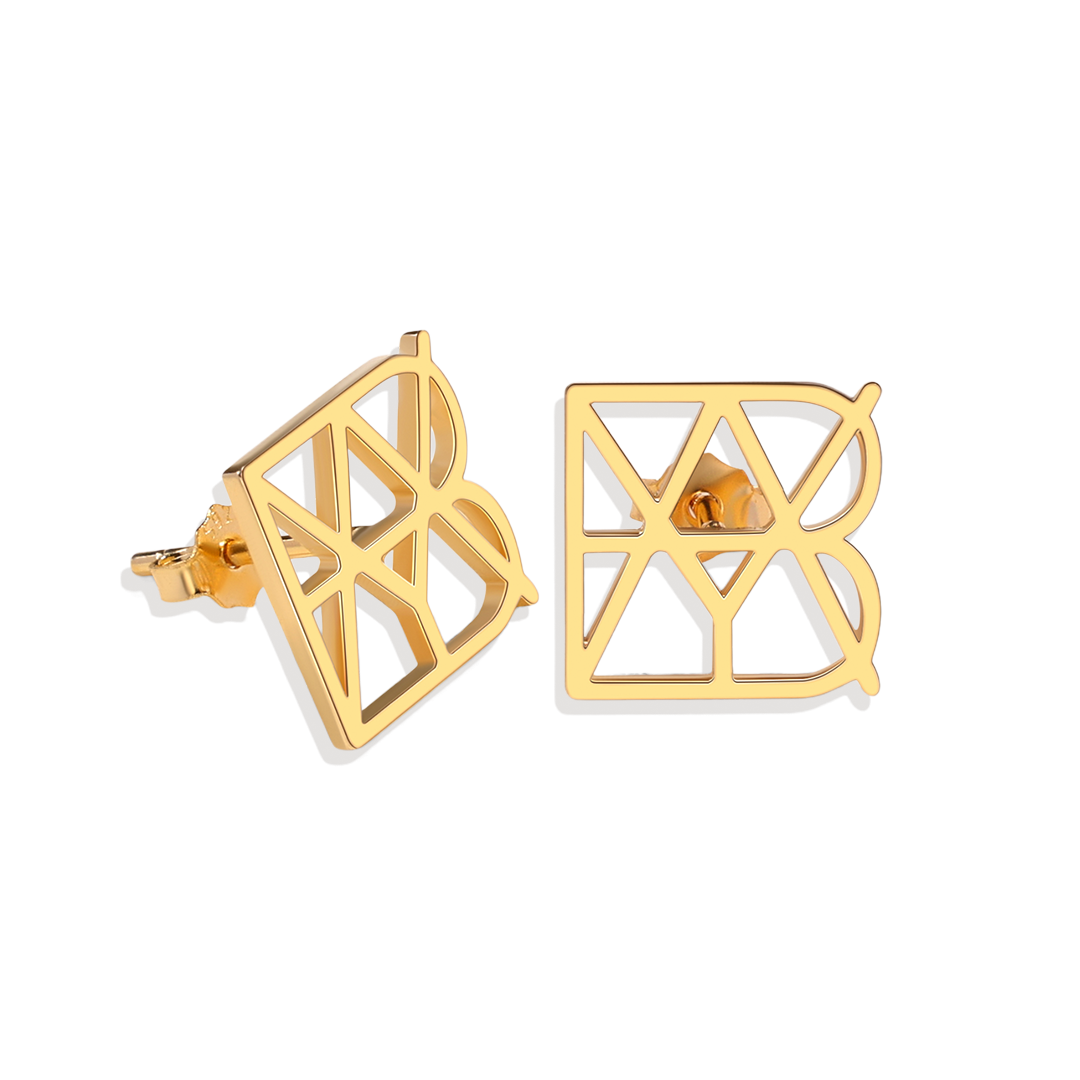 Monogram Name Earrings