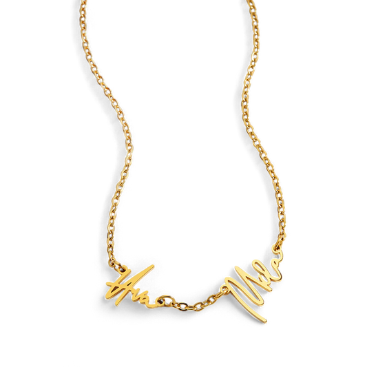 Collier double nom Monroe
