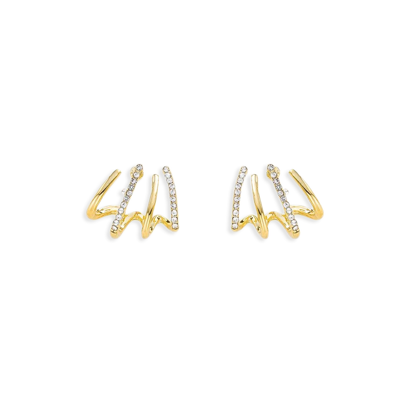 Claw Stud Wrap Earrings