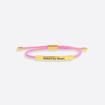 Bracelet Inspiré « Pas sœurs de sang, mais sœurs de cœur »