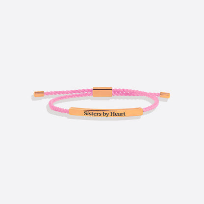 Bracelet Inspiré « Pas sœurs de sang, mais sœurs de cœur »