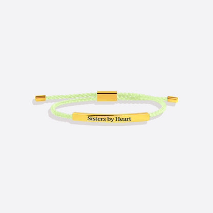 Bracelet Inspiré « Pas sœurs de sang, mais sœurs de cœur »
