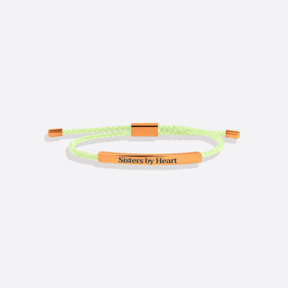 Bracelet Inspiré « Pas sœurs de sang, mais sœurs de cœur »