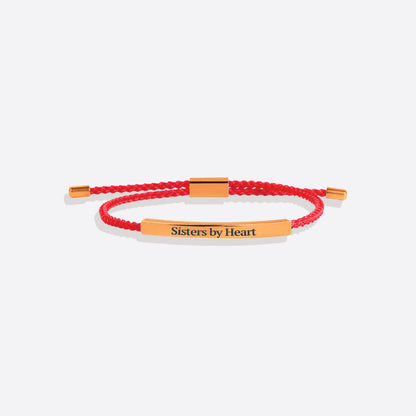 Bracelet Inspiré « Pas sœurs de sang, mais sœurs de cœur »