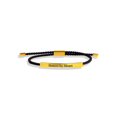 Bracelet Inspiré « Pas sœurs de sang, mais sœurs de cœur »