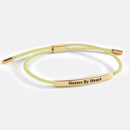 Bracelet Inspiré « Pas sœurs de sang, mais sœurs de cœur »
