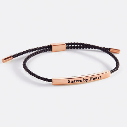 Bracelet Inspiré « Pas sœurs de sang, mais sœurs de cœur »
