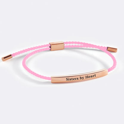 Bracelet Inspiré « Pas sœurs de sang, mais sœurs de cœur »