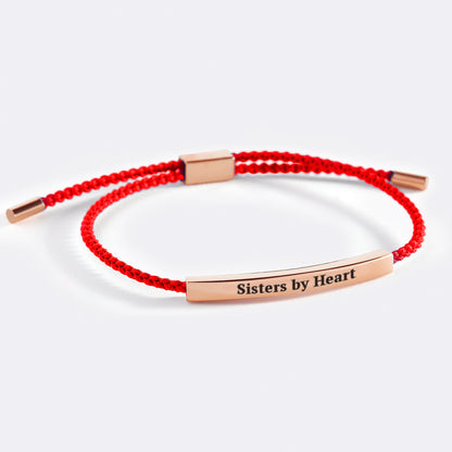 Bracelet Inspiré « Pas sœurs de sang, mais sœurs de cœur »