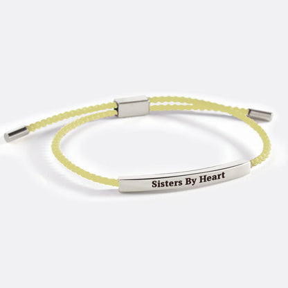 Bracelet Inspiré « Pas sœurs de sang, mais sœurs de cœur »