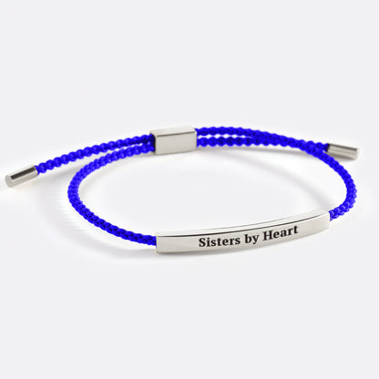 Bracelet Inspiré « Pas sœurs de sang, mais sœurs de cœur »