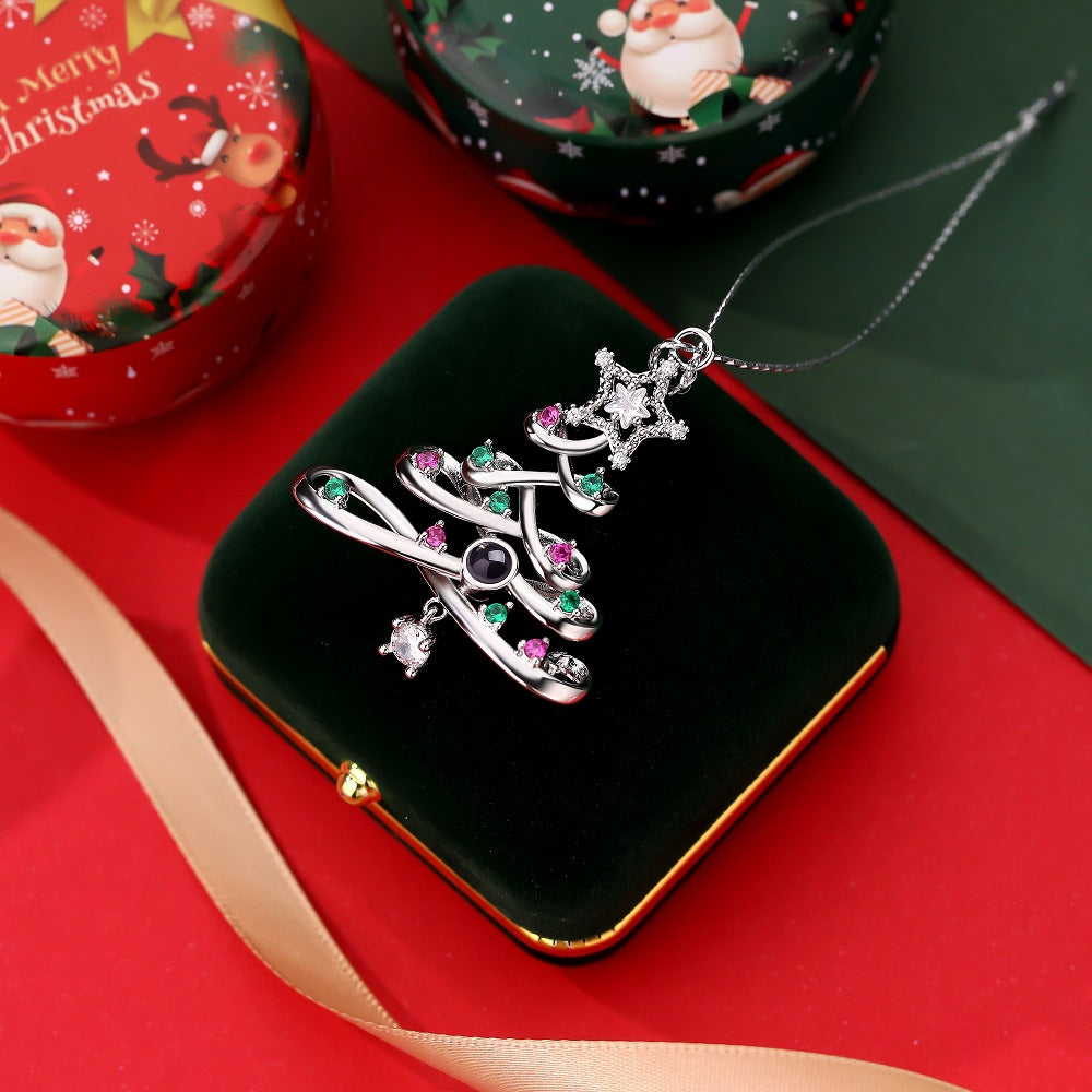 Personalisiertes buntes Baumfoto-Ornament