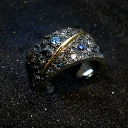 Eight Pointed Star Ring