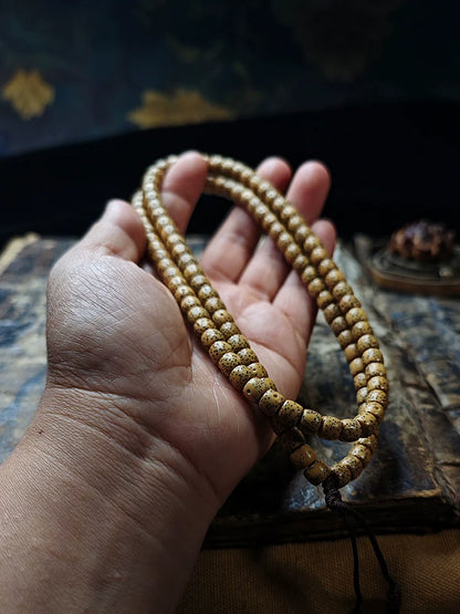 Star and Moon Bodhi 108 Pieces Mala beads