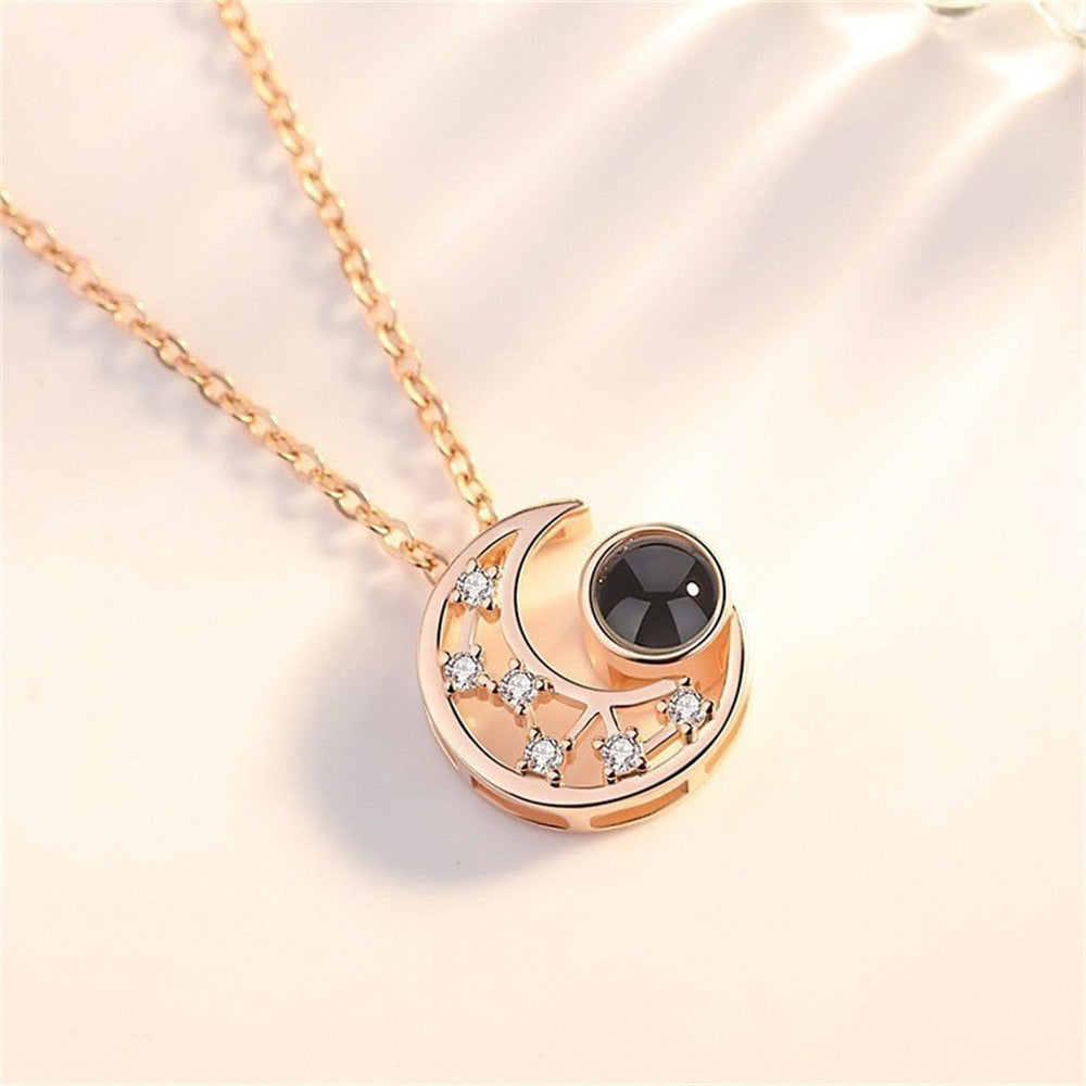 Collier photo personnalisé avec projection | Téléchargez votre photo cachée