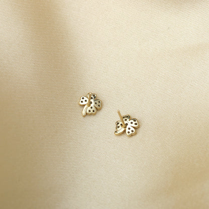 Four Leaf Clover Stud Earrings