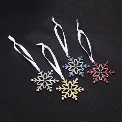 Personalisiertes Weihnachts-Schneeflocken-Fotoornament
