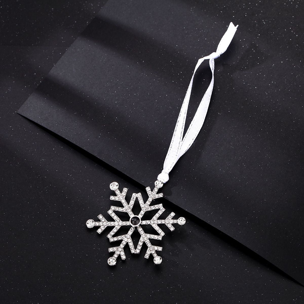 Personalisiertes Fotoornament für Weihnachten