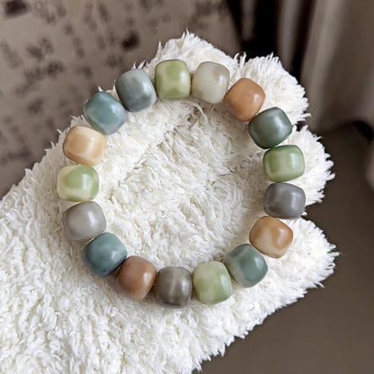 Taro Floral Multicolor Bodhi Bracelet – 13mm