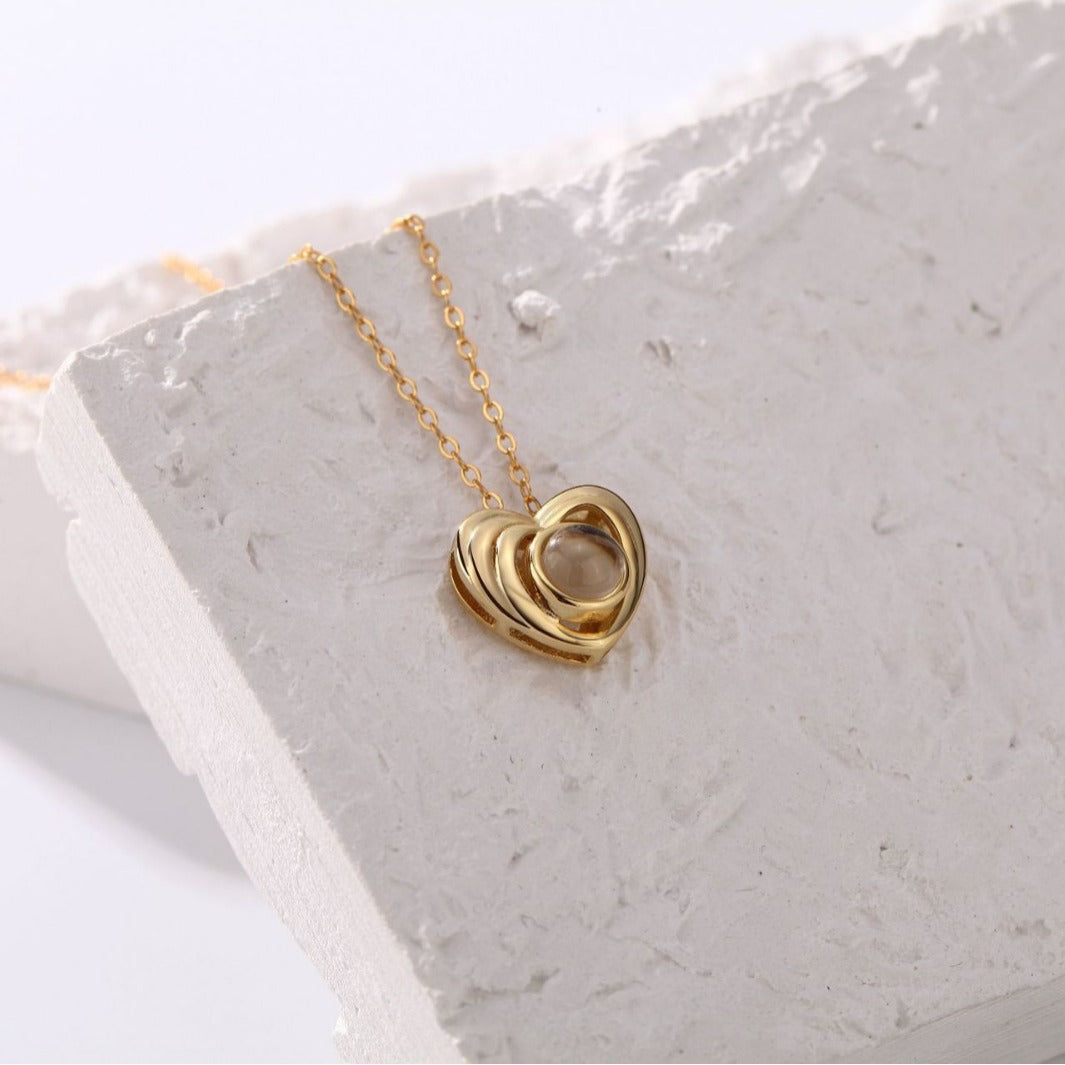 Halskette „Full of Love“ mit verstecktem Foto