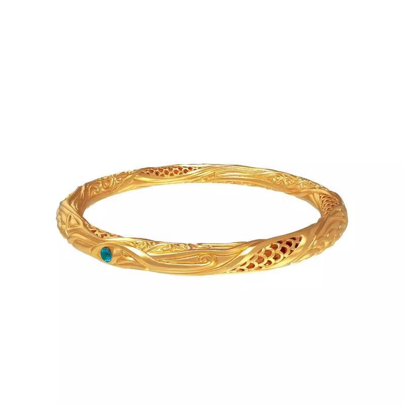 Bracelet Cercle Magique de Nezha – Bracelet unisexe plaqué or pour couples