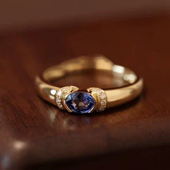 The Tranquil Wisdom Sapphire Ring