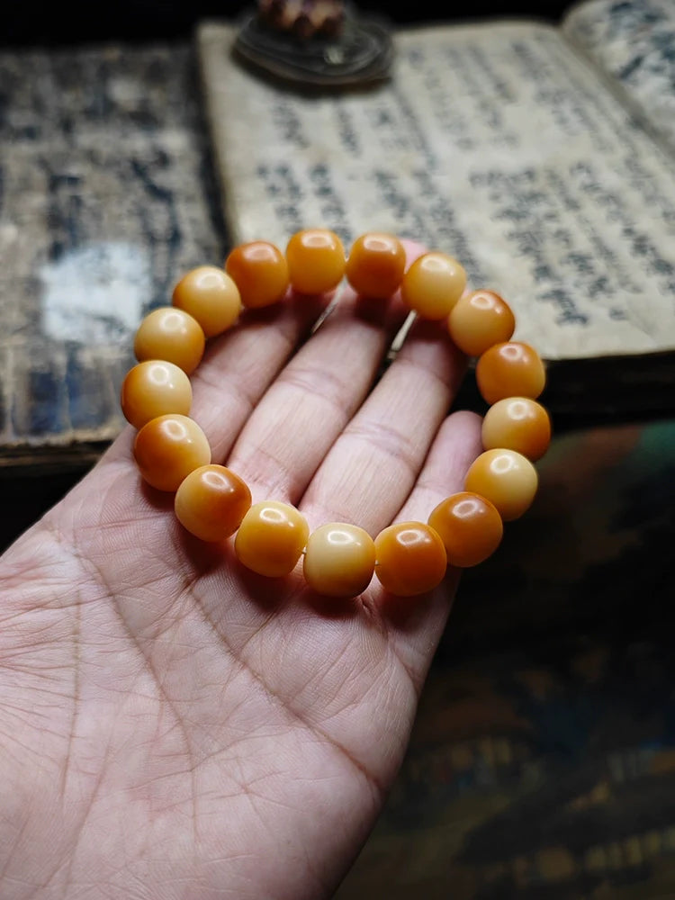 Handgemachtes Meditationsarmband Bodhi Rocailles Perlen Armband