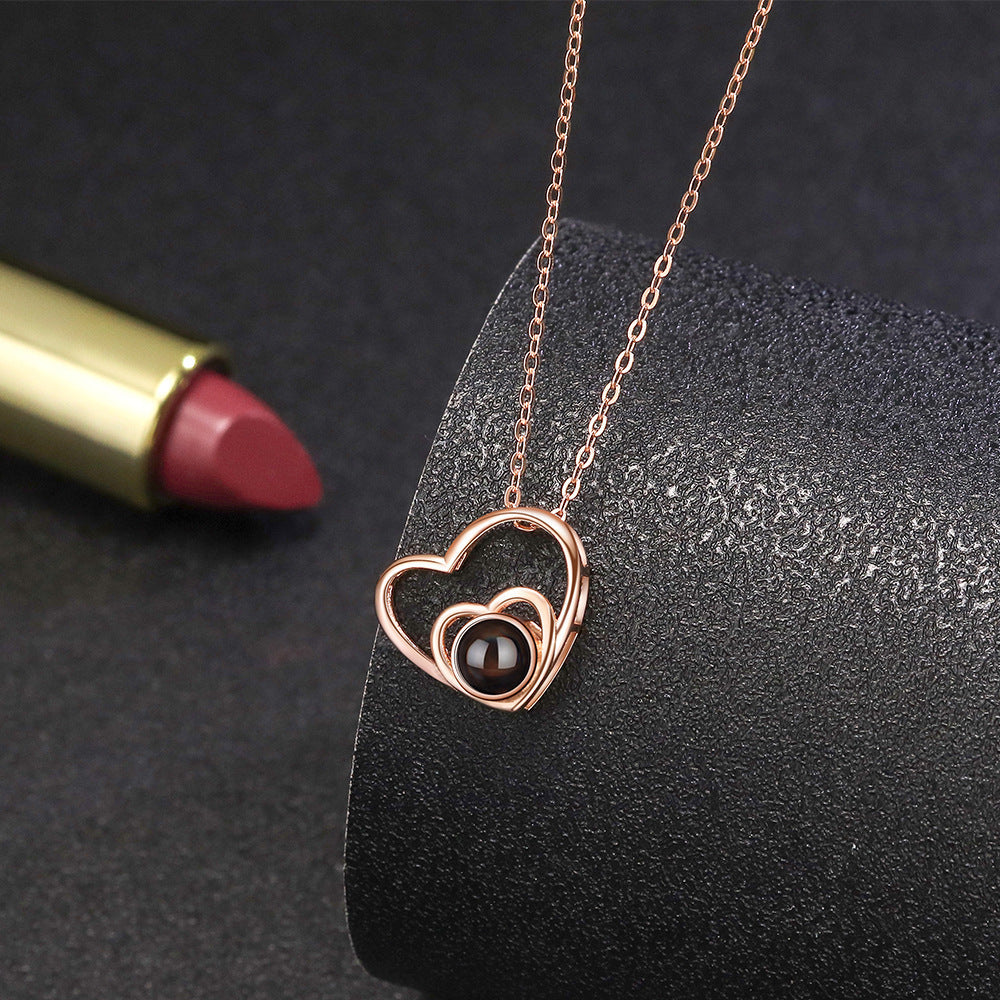 Personalisierte Doppelherz-Fotokette