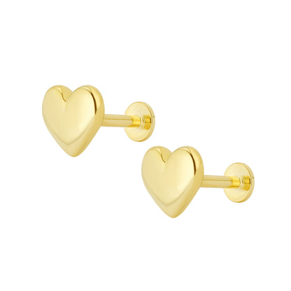 Heart Single Stud