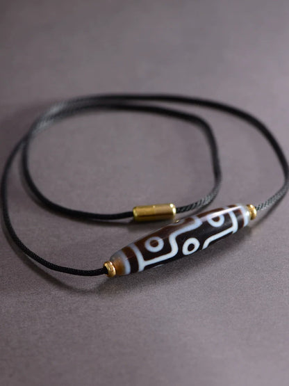 Tibetischer Achat Dzi Perlen Anhänger 54mm