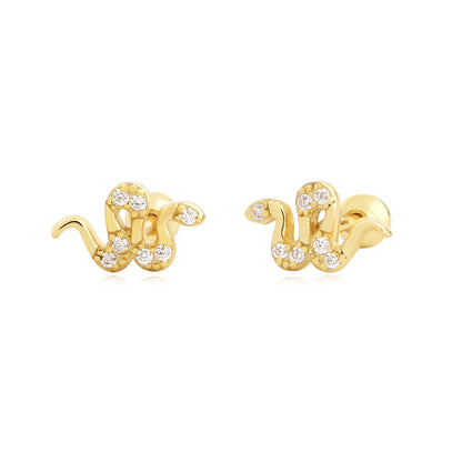 Snake Stud Earrings