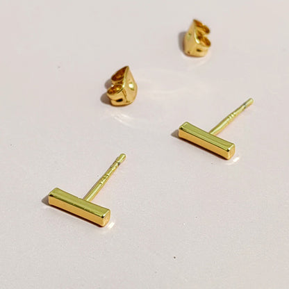 Bar Stud Earrings