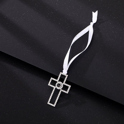 Personalisiertes Fotoornament für Weihnachten