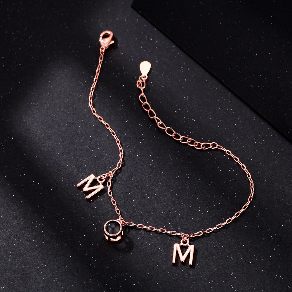 Custom MOM Bracelet with Hidden Photo - Wear fortune