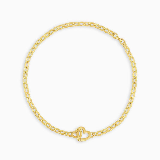 Bracelet Parker Heart en or 14 carats