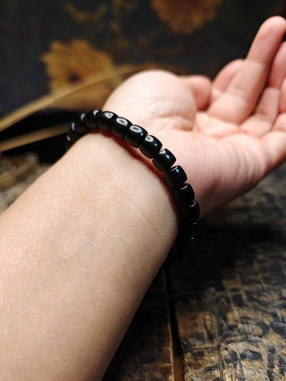 Natural Ebony Beads Meditation  Beads Bracelet