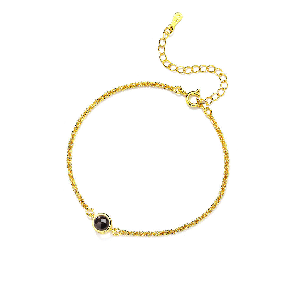 Funkelndes Ketten-Fotoarmband