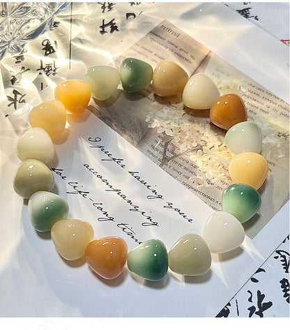 Water-Drop Shaped Bodhi Bracelet 12mm