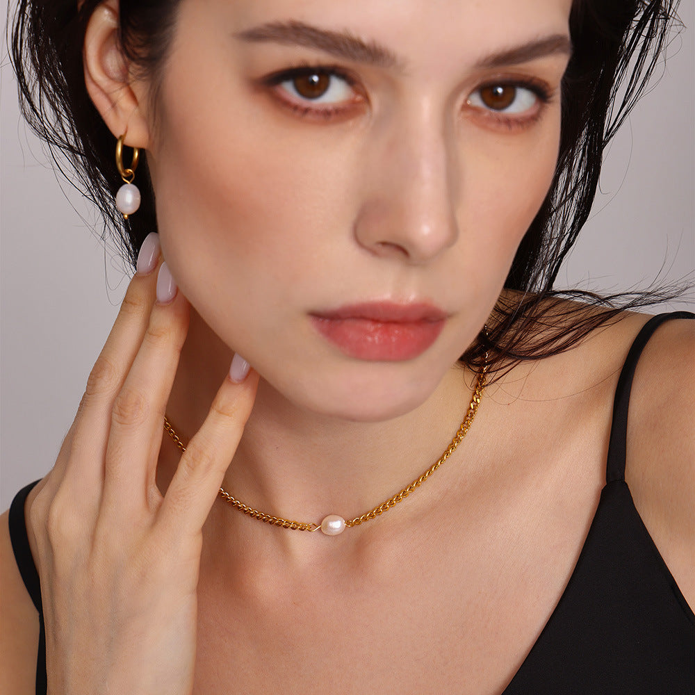 Collier de perles tendance