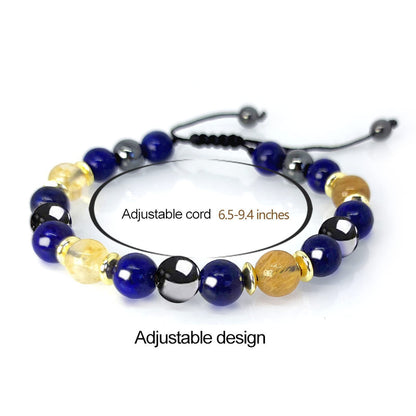 Seven Chakra Energy Bracelet Beaded Braided Healing Bracelet for Meditation
