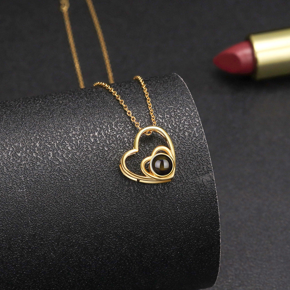 Personalisierte Doppelherz-Fotokette