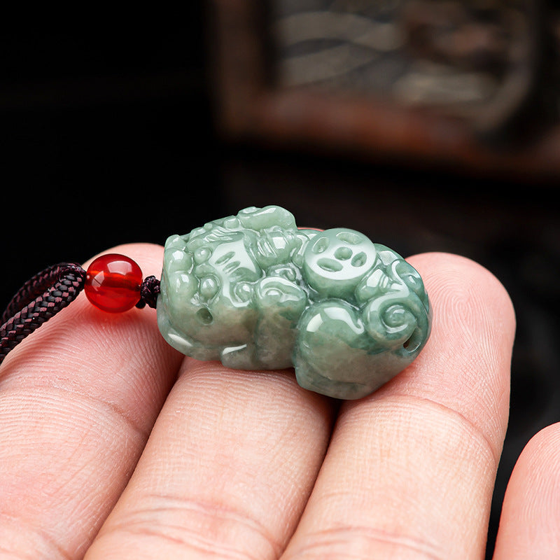 Natural Jade Pi Xiu Bracelet – Wealth Attracting & Good Luck Charm