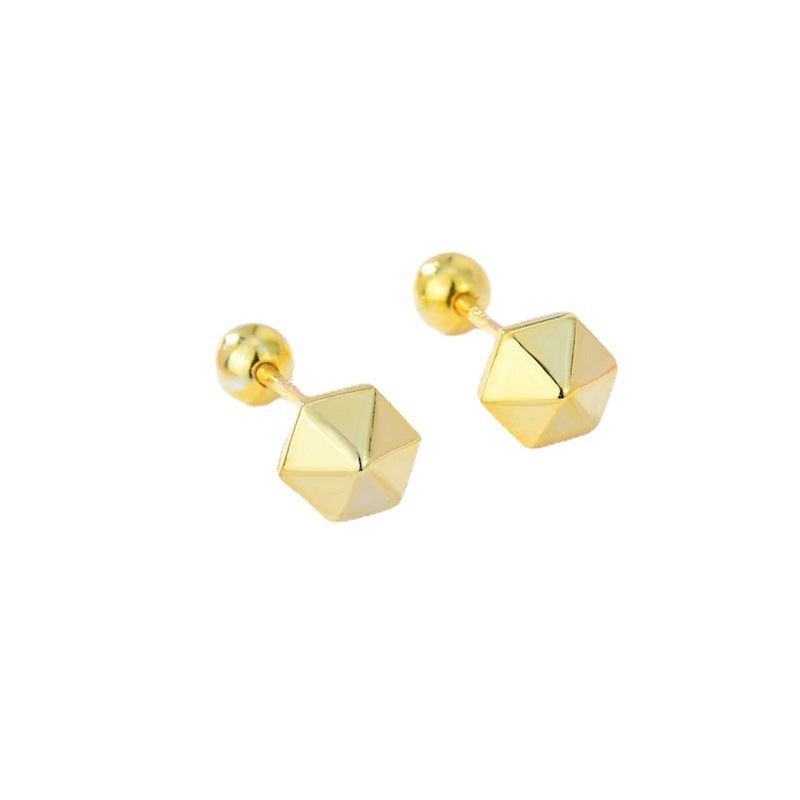 Pyramid Stud Earrings