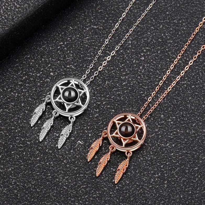 Personalisierte Traumfänger-Fotoprojektionskette