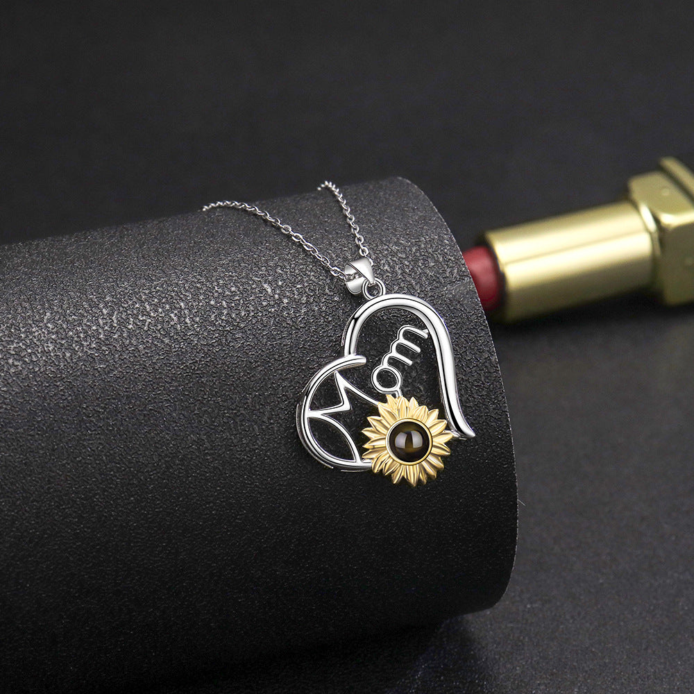 Mütter sind wie Blumen, benutzerdefinierte Foto-Halskette