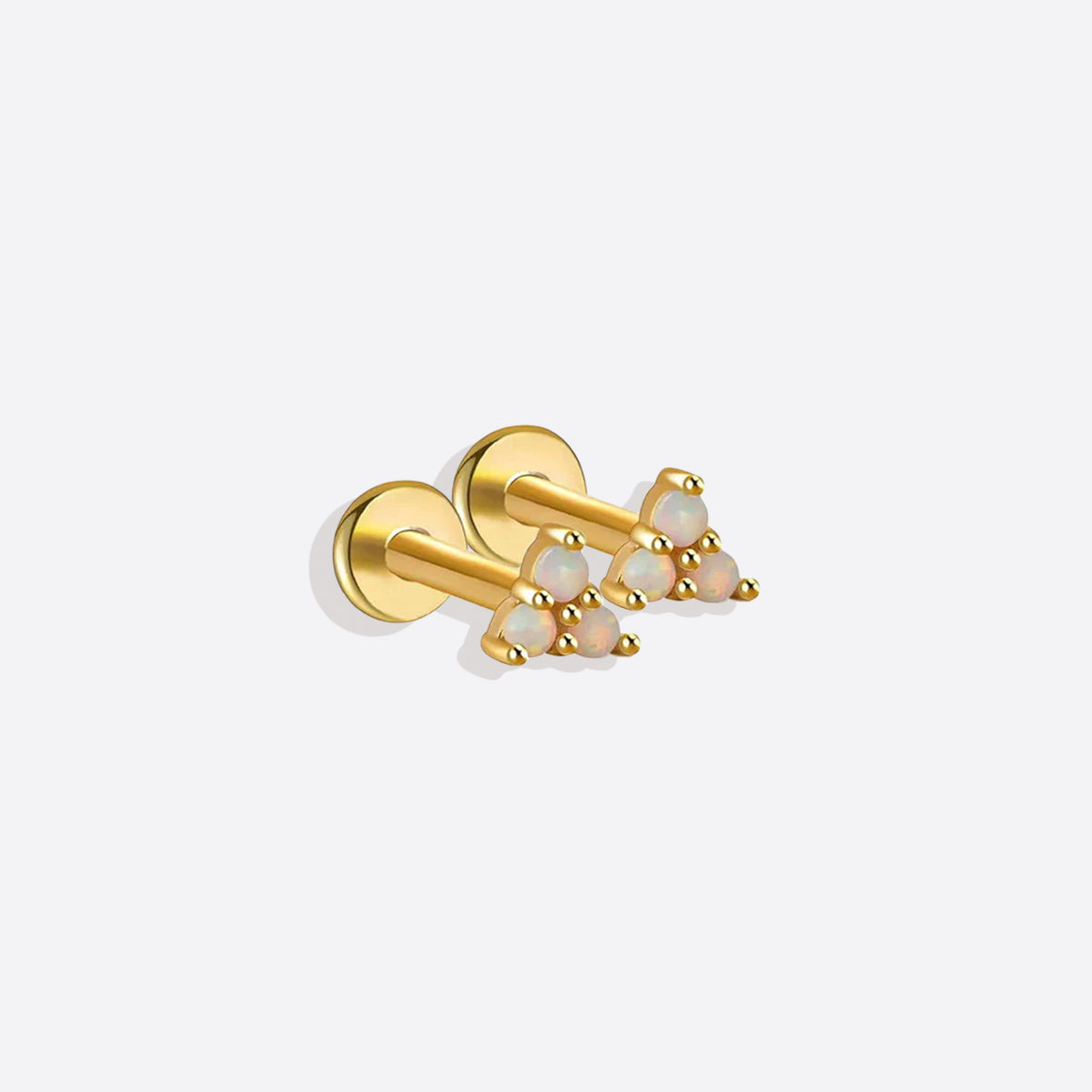 Opal Trio Sleeper Earrings | 18g