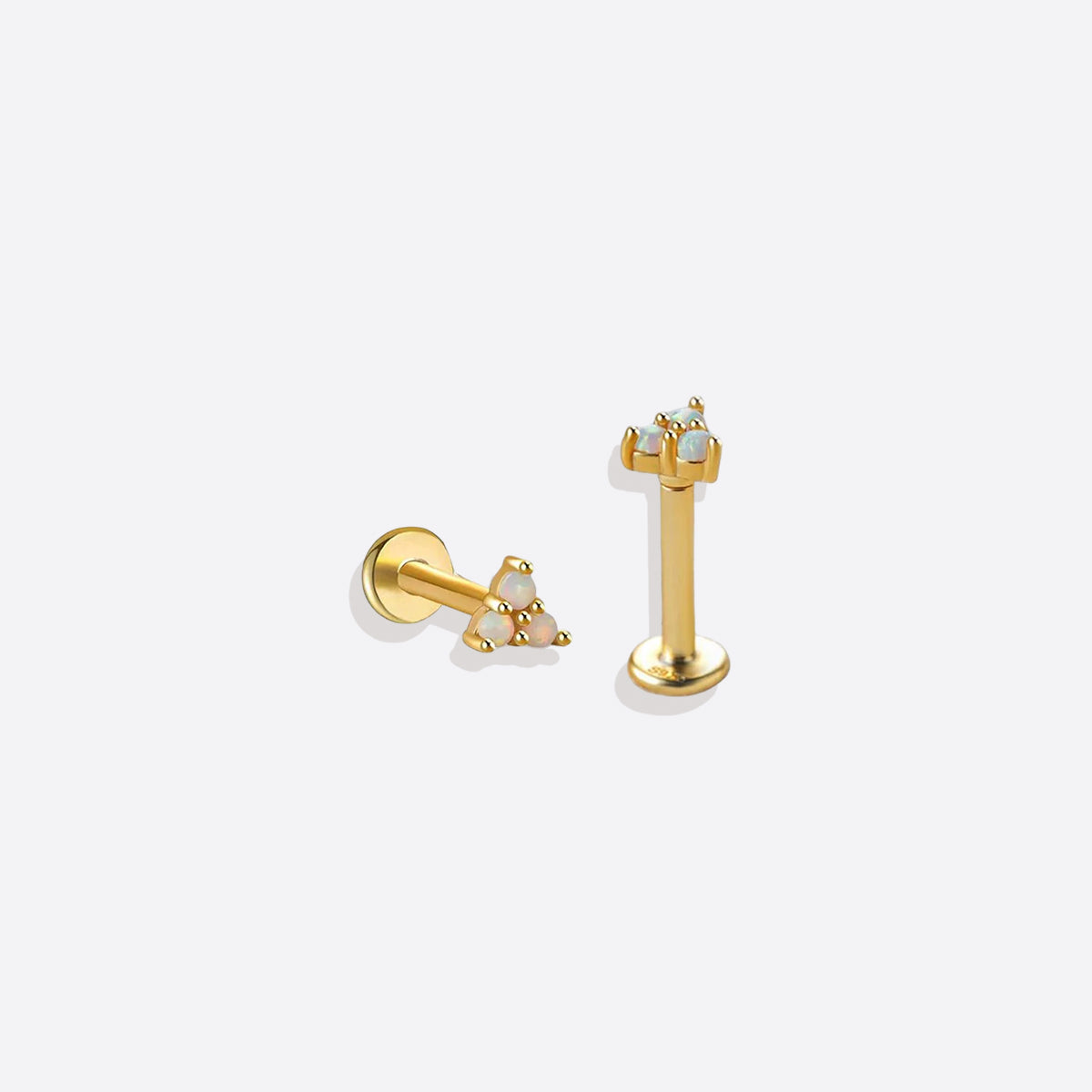 Opal Trio Sleeper Earrings | 18g
