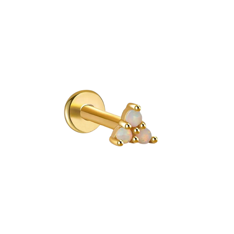 Opal Trio Sleeper Earrings | 18g