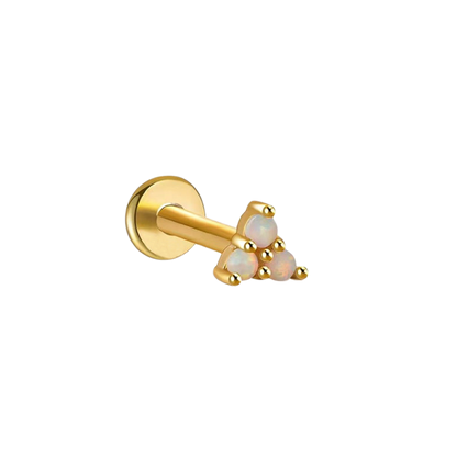 Opal Trio Sleeper Earrings | 18g