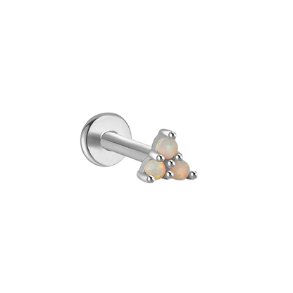 Opal Trio Sleeper Earrings | 18g